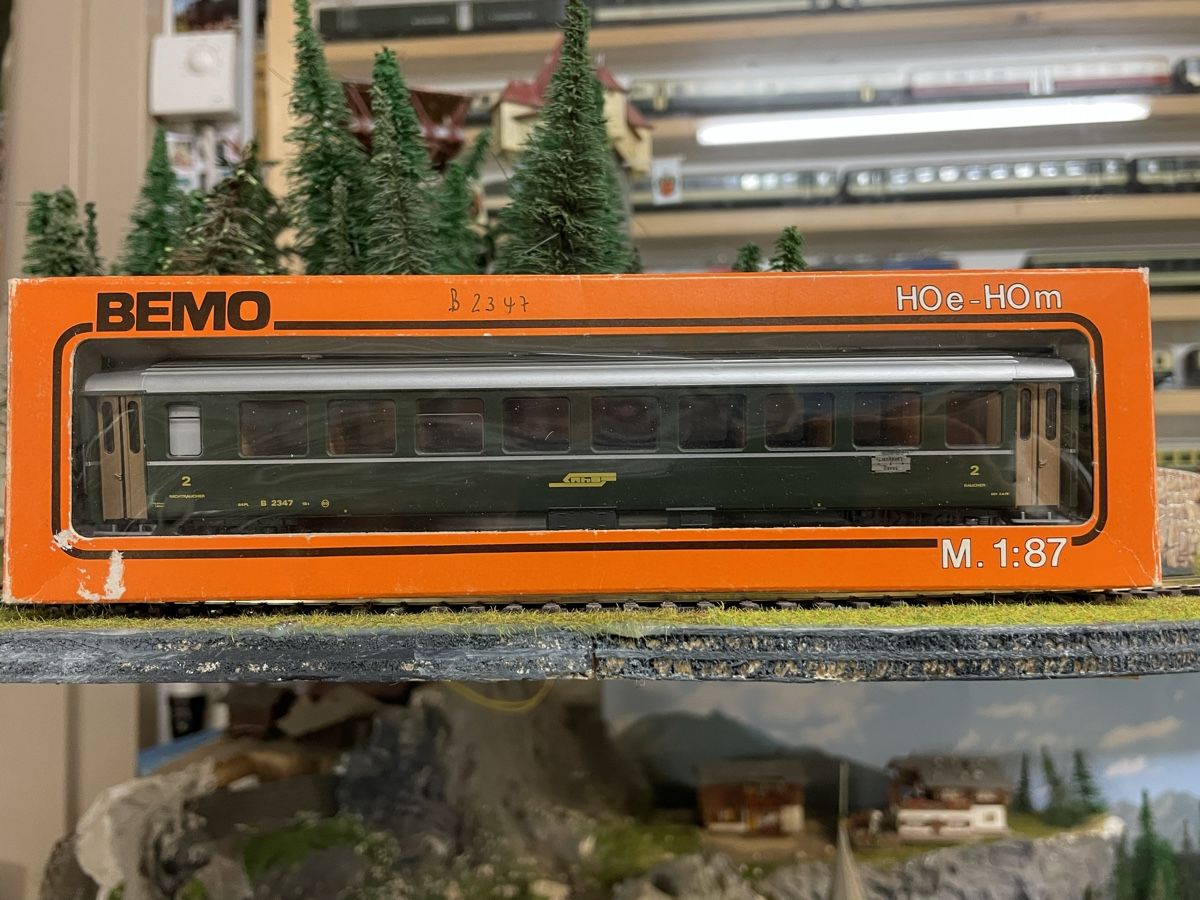 Bemo Modellini di ferrovie: Bemo Personenwagen B 2347 2 Kl. – Nuovo (secondo la descrizione) da Gossau SG venduto da Krokodil344 6