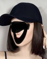 Perruque/casquette cheveux intégrés brun 30,48 cm neufs