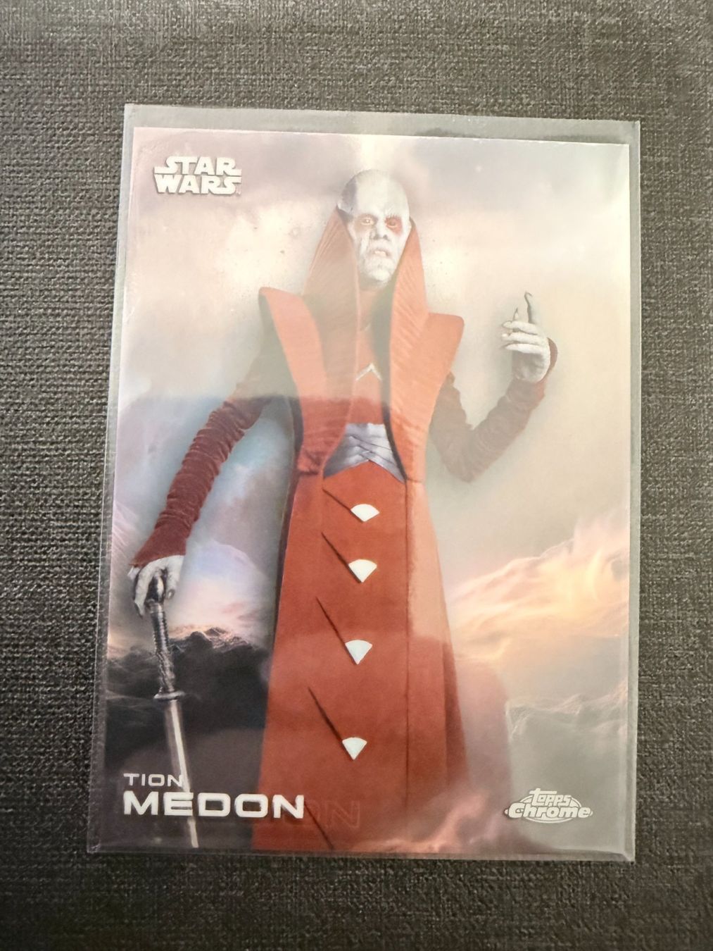 Topps Carte collezionabili: Topps Chrome Star Wars Tion Medon – Usato da Burgdorf venduto da Sports_Cards_3400