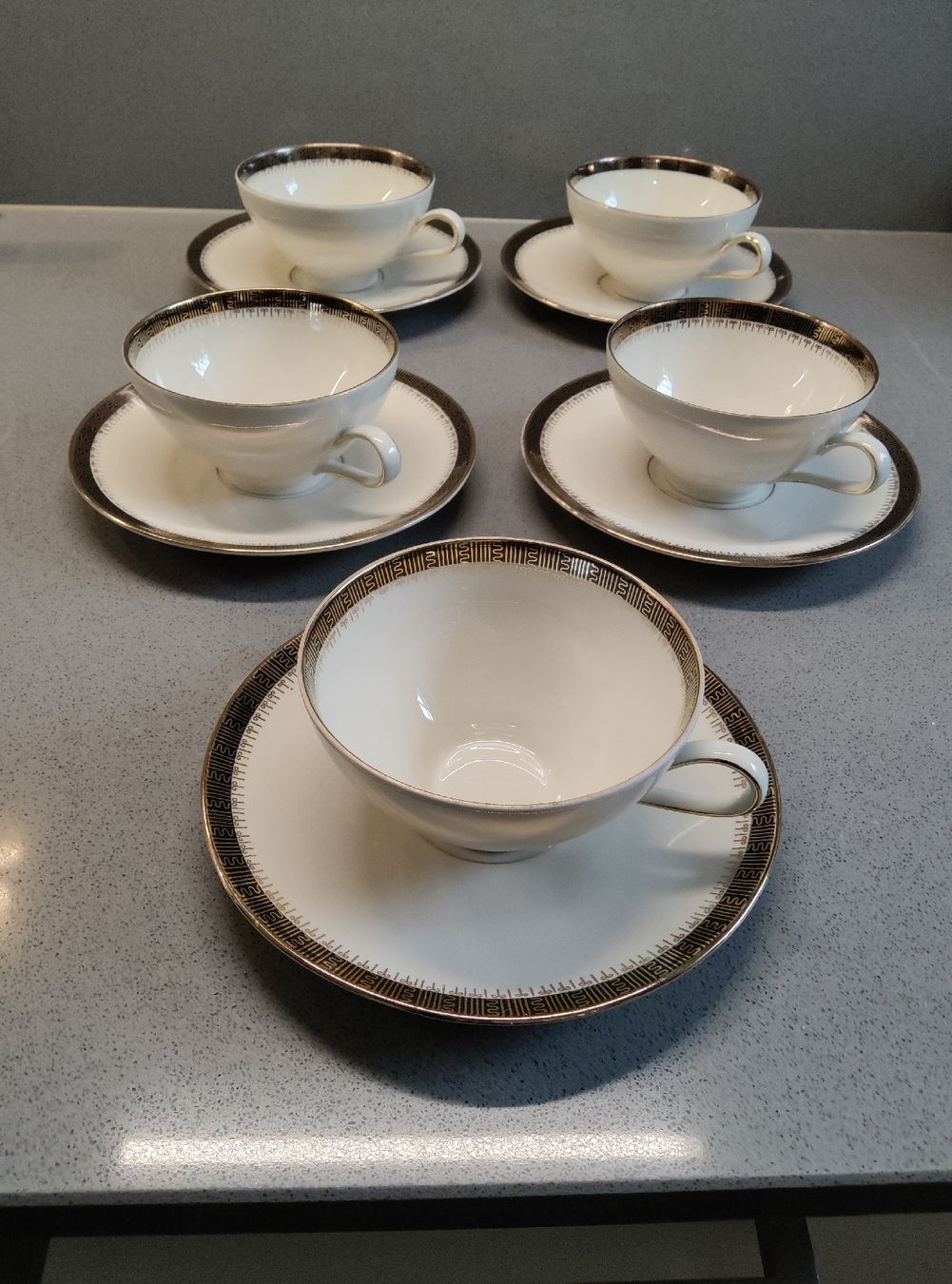 Geschirrsets: VINTAGE TEE/KAFFEE Service/ MITTERTEICH Bavaria – Neu (gemäss Beschreibung) aus Minusio von Todesca 5