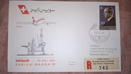 Swissair Zürich - Bahrain 29.05.1986