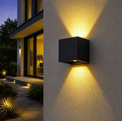 Lampen: LED Wandleuchte 12W IP65 Up & Down Anthrazit neu – Neu und originalverpackt aus Erlen von dia_6tmp