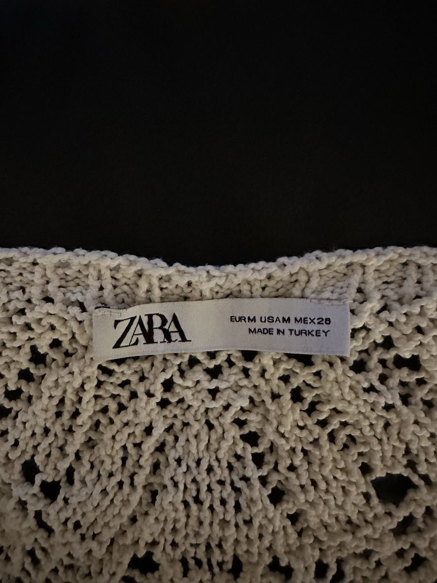 Zara Vestiti: creamiges Strandkleid – Nuovo (secondo la descrizione) da Grafstal venduto da jes_t6s7 3