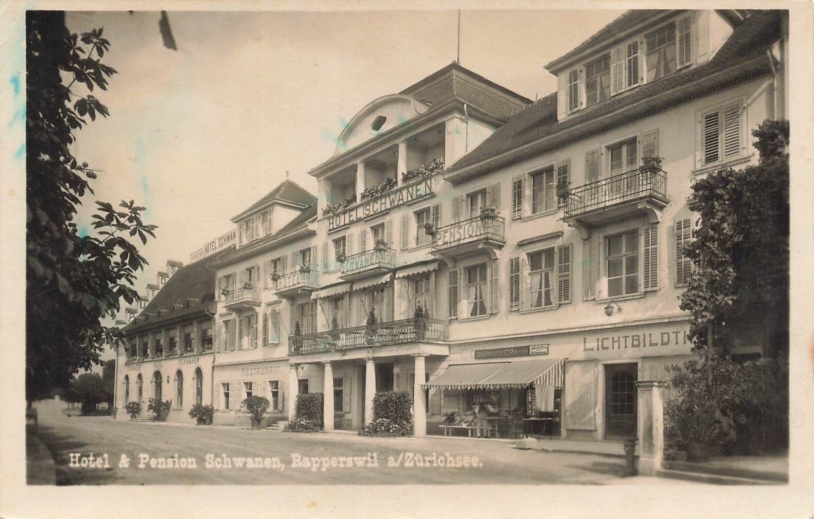 Cartoline postali: Hotel e pension schwanen rapperswill zurichesee – Usato da Biasca venduto da Blenio71