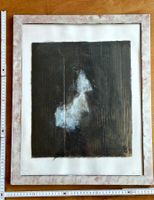 Kunst Bild Original, Abstrakt oder Gesicht gerahmt
