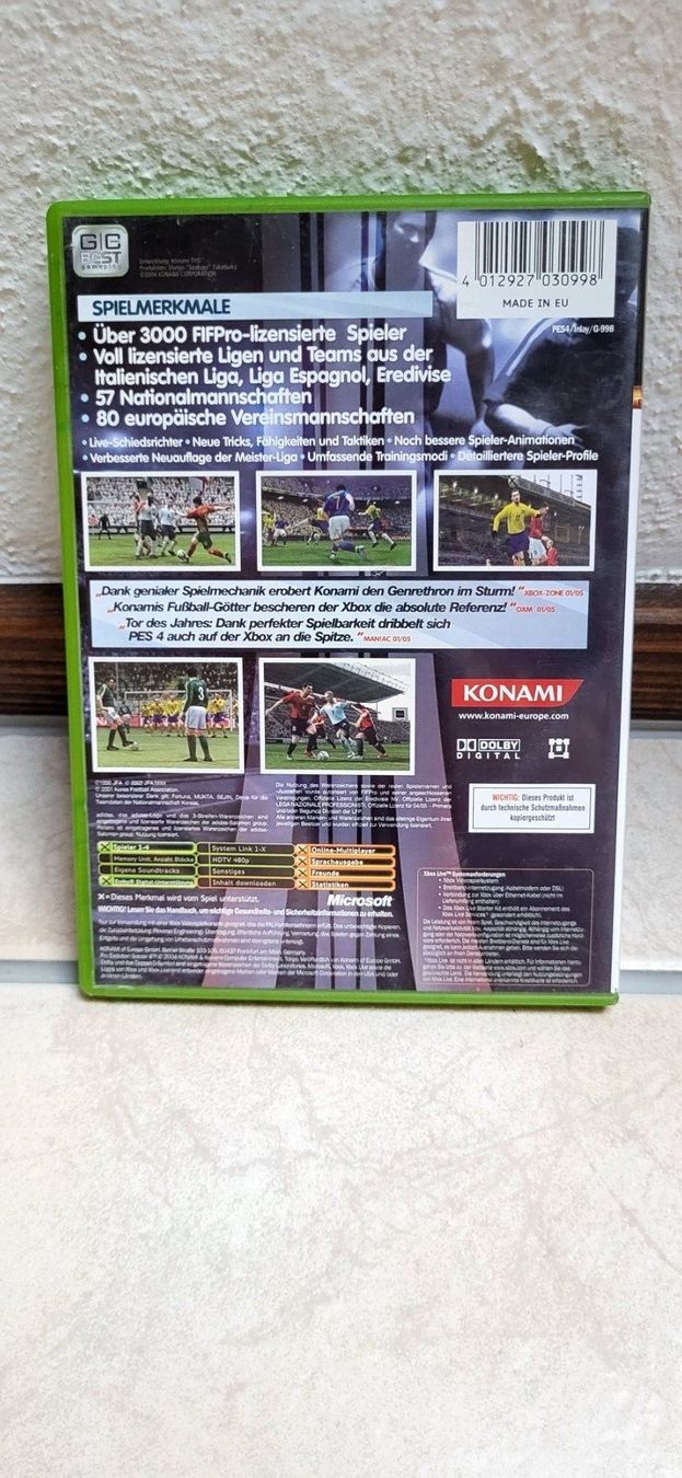 Microsoft Jeux: Xbox - Pro Evolution Soccer 4 – D'occasion à Münsingen par Heroism2010 1