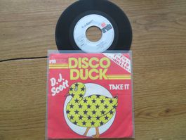 D.J. Scott - Disco Duck - Single Schallplatte - Rarität! ...