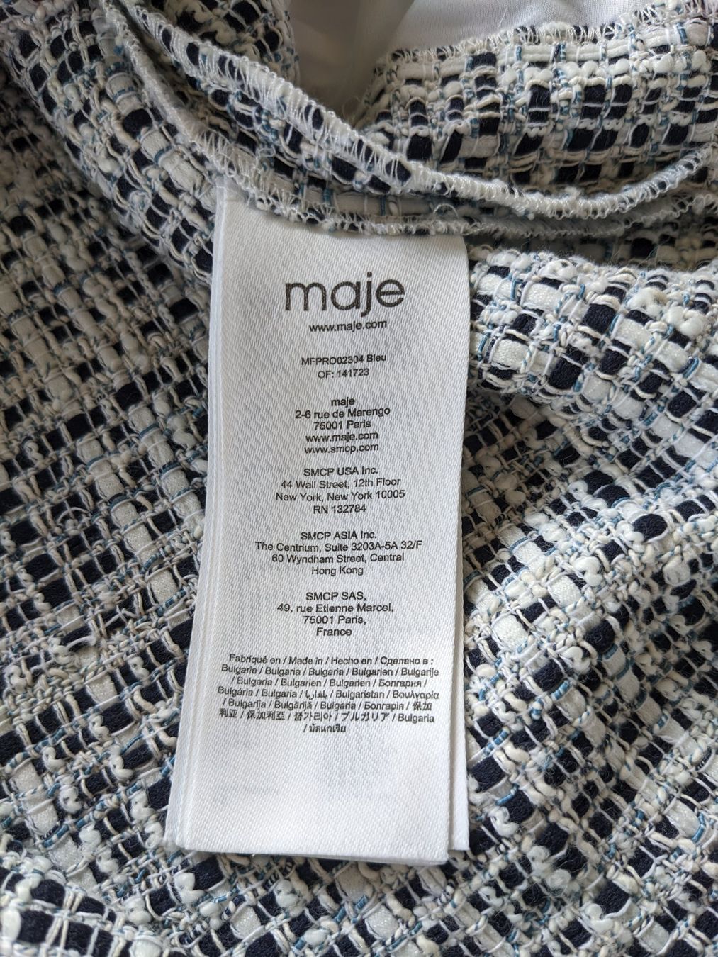 Maje Vestiti: Maje Tweed Kleid S – Usato da Lengnau AG venduto da Nathi88 4