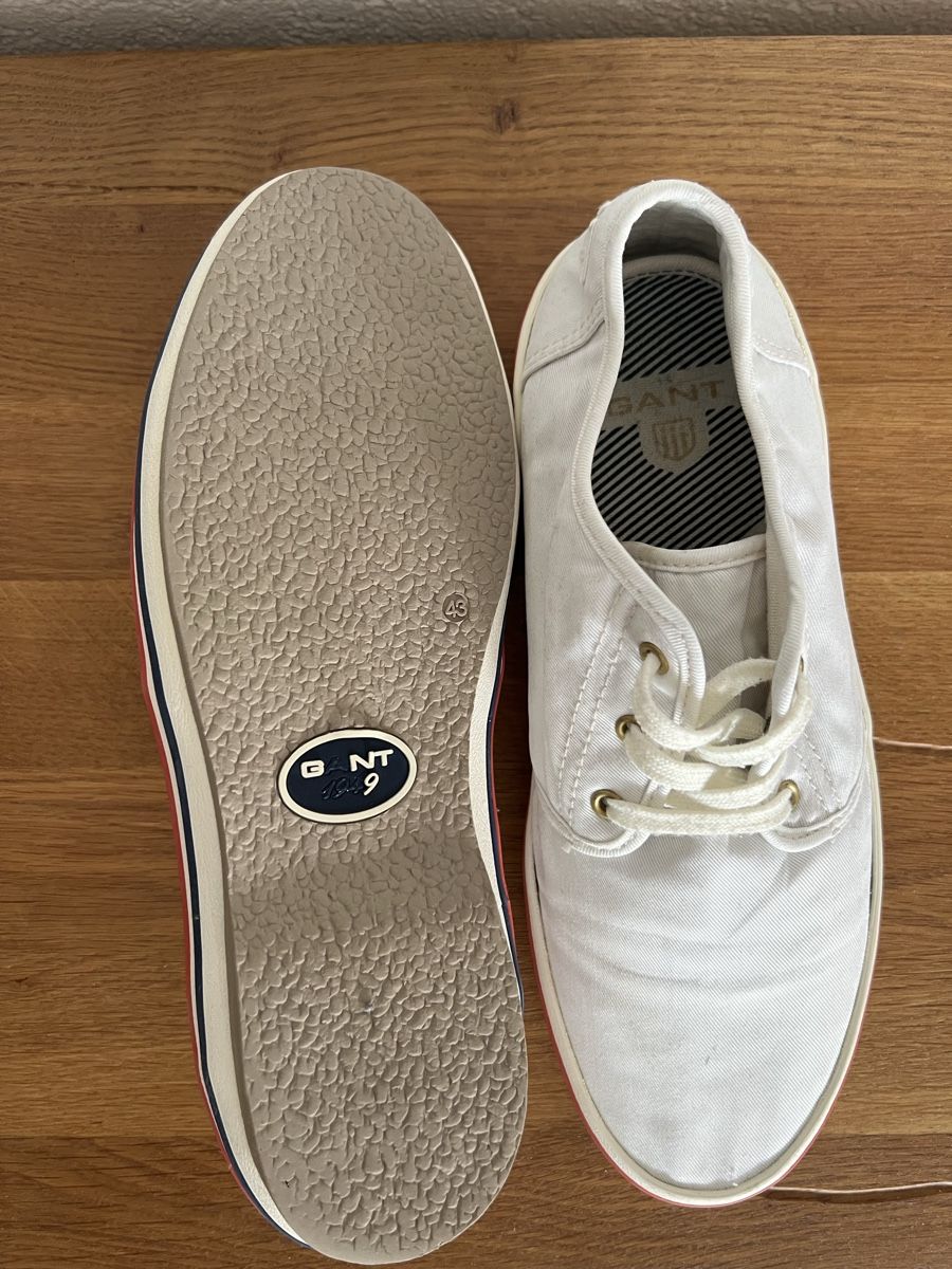 Gant Scarpe da uomo: Gant Schuhe, Weiss, Grösse 43 – Nuovo (secondo la descrizione) da Chur venduto da ZATO 4