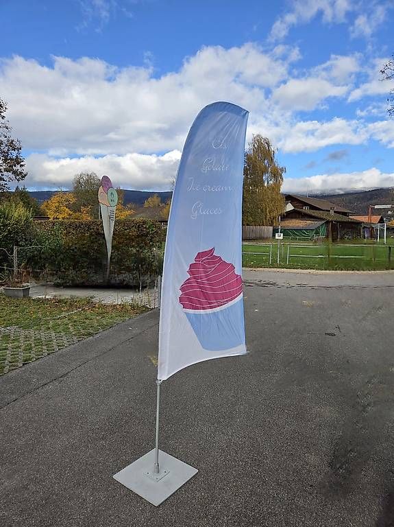 Bandiere: Fahne /Flagge komplett mit Stange + Bodenständer – Usato da Zollikofen venduto da reuteri06