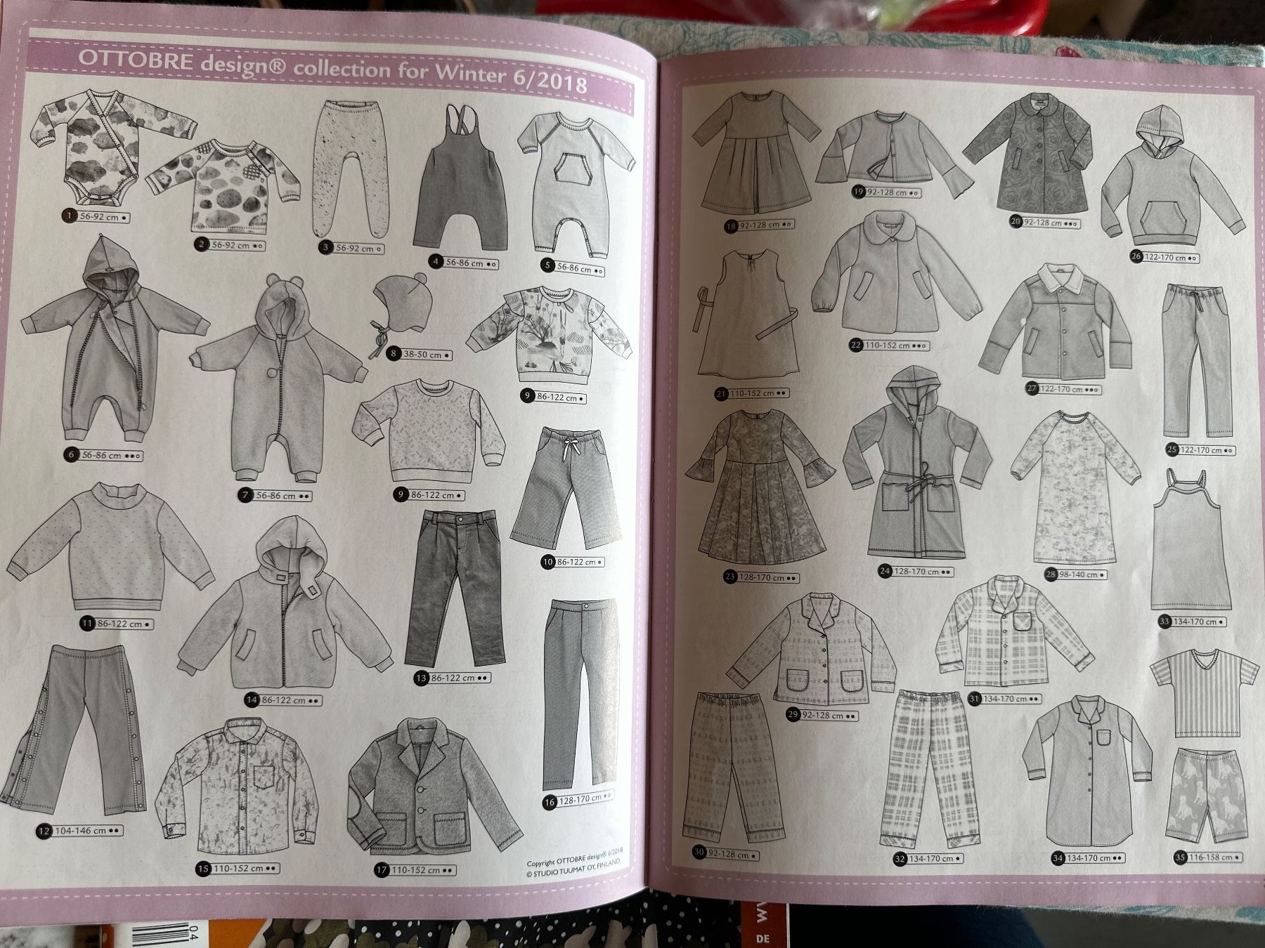 Riviste & Magazine: Nähzeitschrift Ottobre 6/18 – Usato da Grüningen venduto da lovinho 1