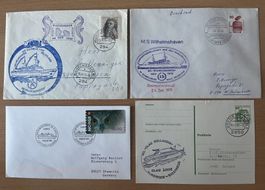 4 Schiffspostbriefe - Personenschifffahrt (72)