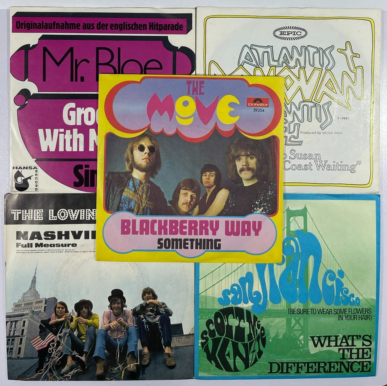 Vinyles: 5 tolle 60's BEAT Singles – D'occasion à Frenkendorf par Yard-Sale-2000