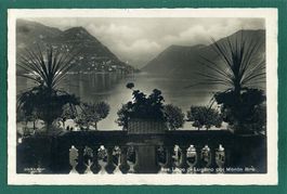 Lago di Lugano col Monte Brè, ungelaufen, ca. 1925