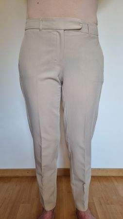 Elegante Stoffhose beige Gr. 36 von Dorothy Perkins
