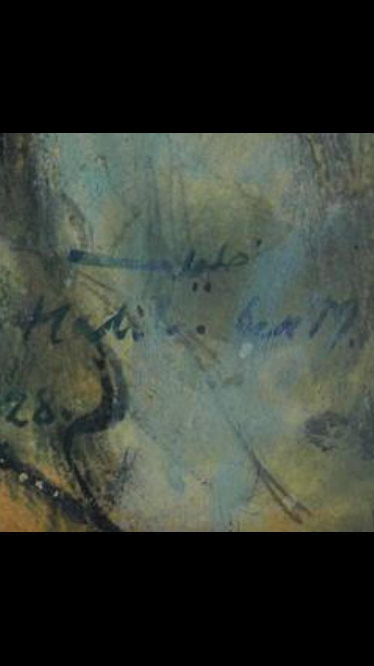 Dipinti: Expressionistisches Gemälde. Portrait – Usato da Hilterfingen venduto da Jeeone 5