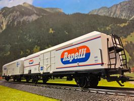 2 x Märklin 4733 _ FS Kühlwagen RAPELLI _ Interfrigo Basel