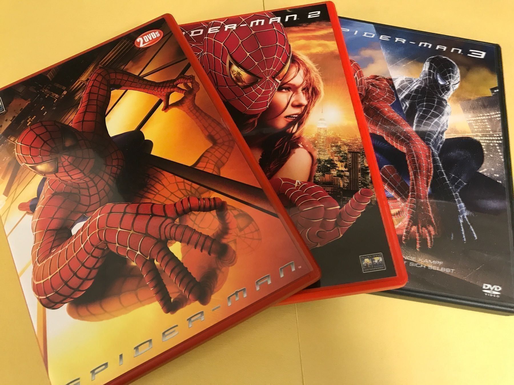 Tutti i DVDs: Spider-Man Filme Trilogie DVD Set – Usato da Glattfelden venduto da Danshari