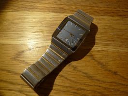RADO DIASTAR Keramik 18K Gold Herrenuhr mit Datum