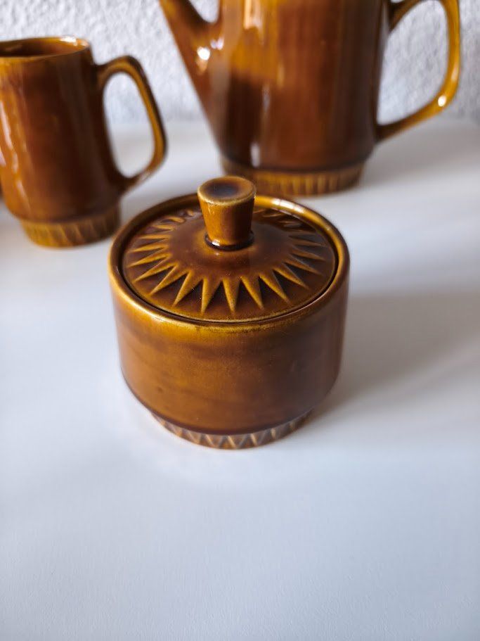 Geschirrsets: Mid Century Kaffeeservice Tee Set Kera Vitral Czechoslovakia – Gebraucht aus Toffen von Immo-Erben 6