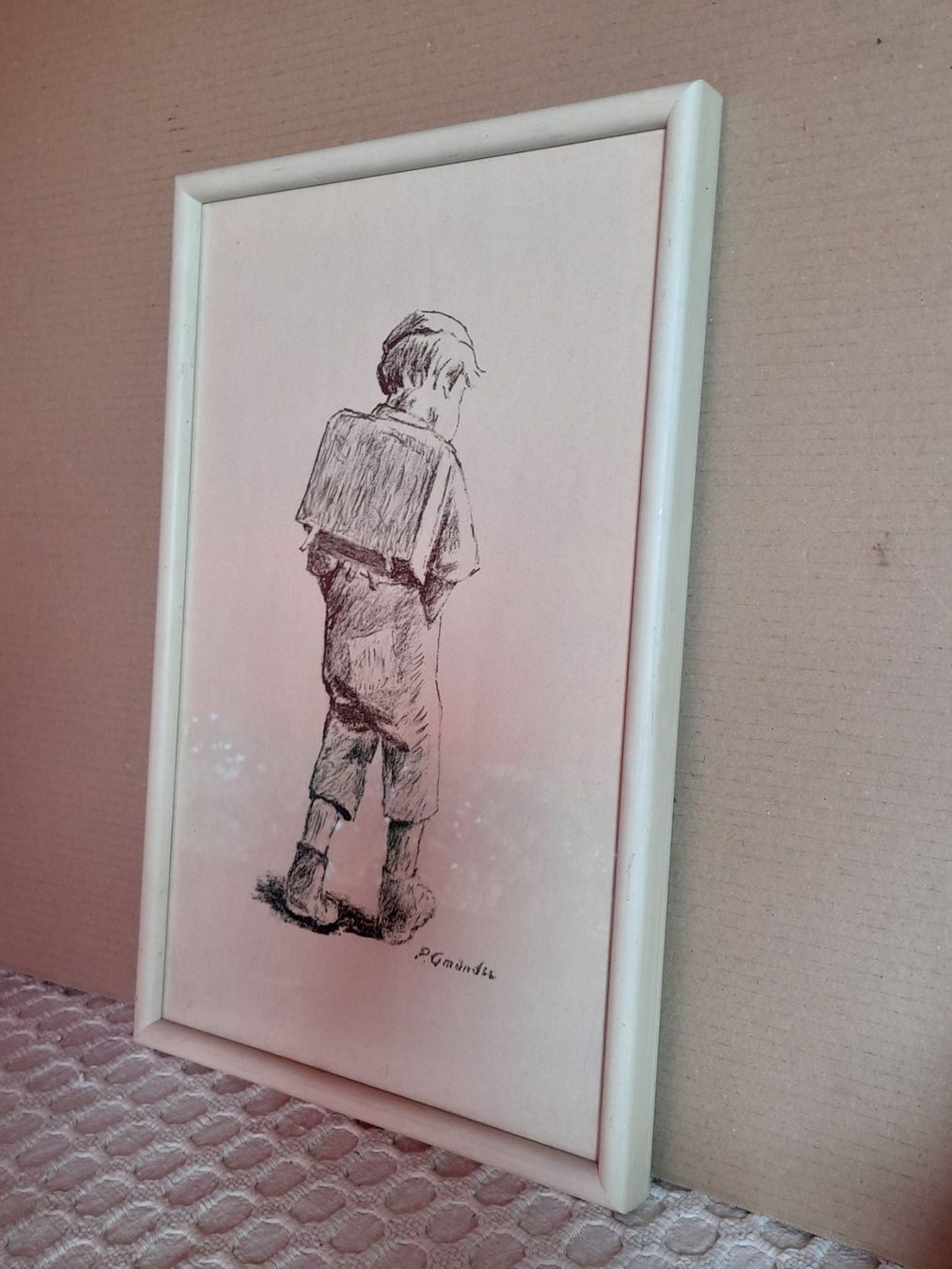 Grafiken & Lithographien: Litho " Schuelbueb " Paul Gmünder – Gebraucht aus Thun von Treff.....e 5