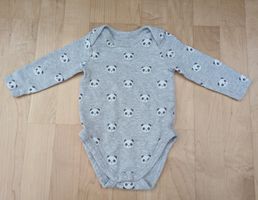 Baby Langarm-Body mit Panda-Muster, Gr. 68