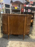 Antikes Sideboard Wurzelholz abgerundet Vintage