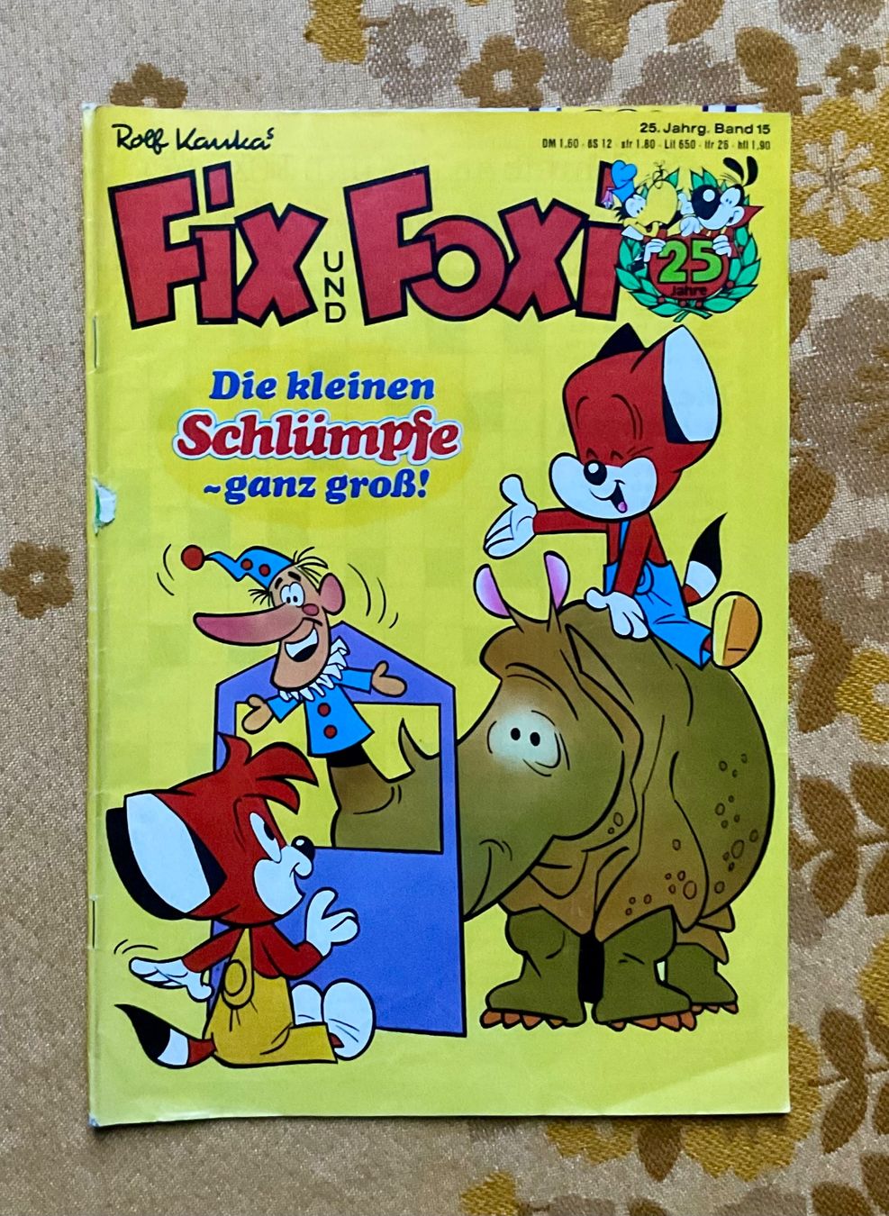 Fumetti: Fix und Foxi Heft Nr 15 von 1977 – Usato da Endingen venduto da nathan05