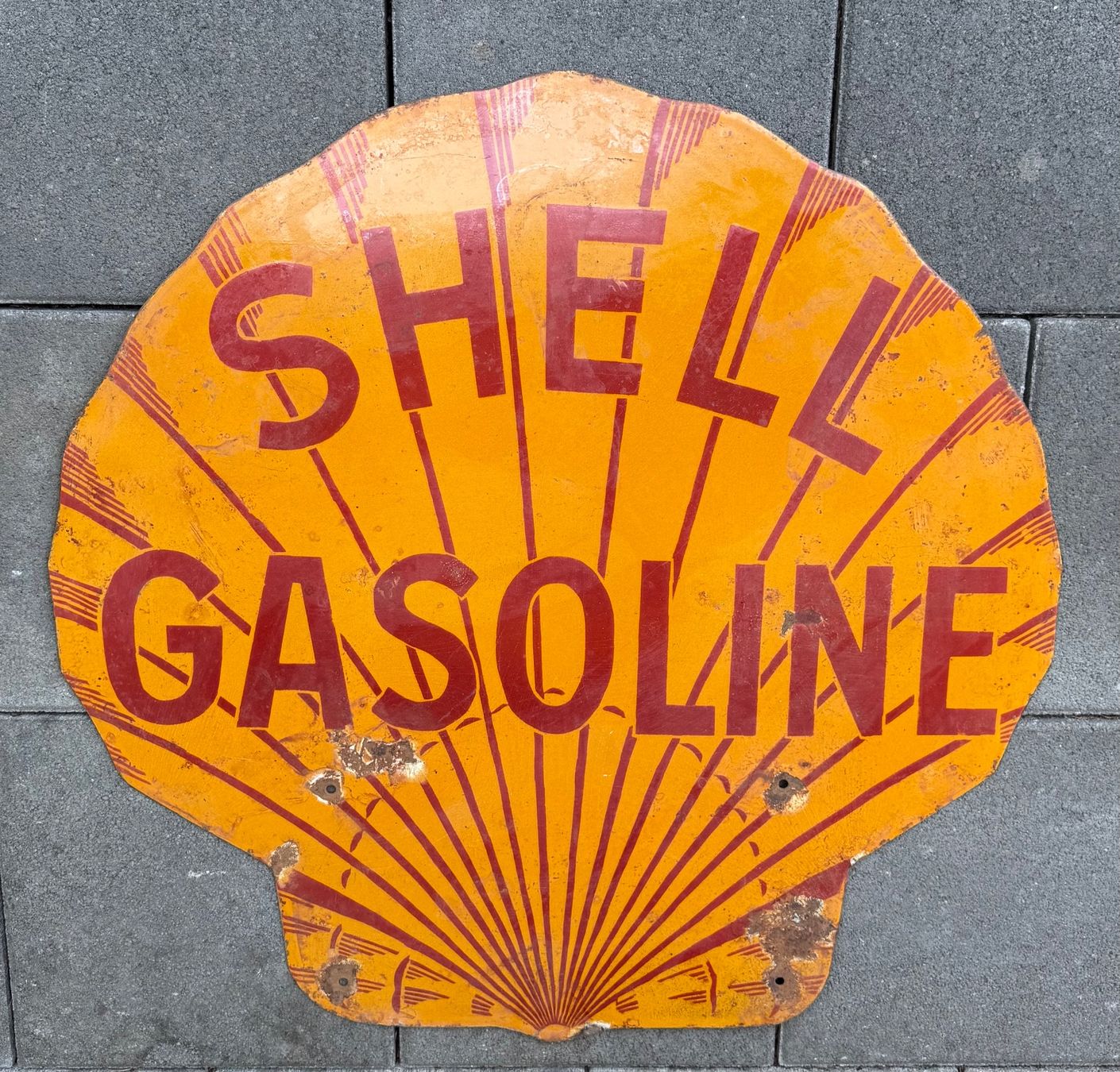 Shell Ecriteaux: Shell Email Schild / Emaille Schild – D'occasion à Bremgarten b. Bern par Vancouver16