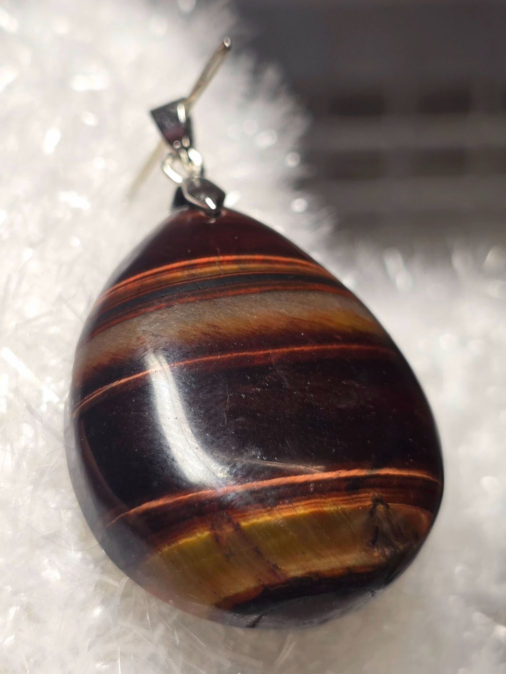 Minerali & Pietre curative: Rotes Tigerauge Anhänger F – Nuovo e nell'imballaggio originale da Matzingen venduto da Shay_Crystalz 1