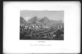 Interlaken Aquatinta von Dikenmann