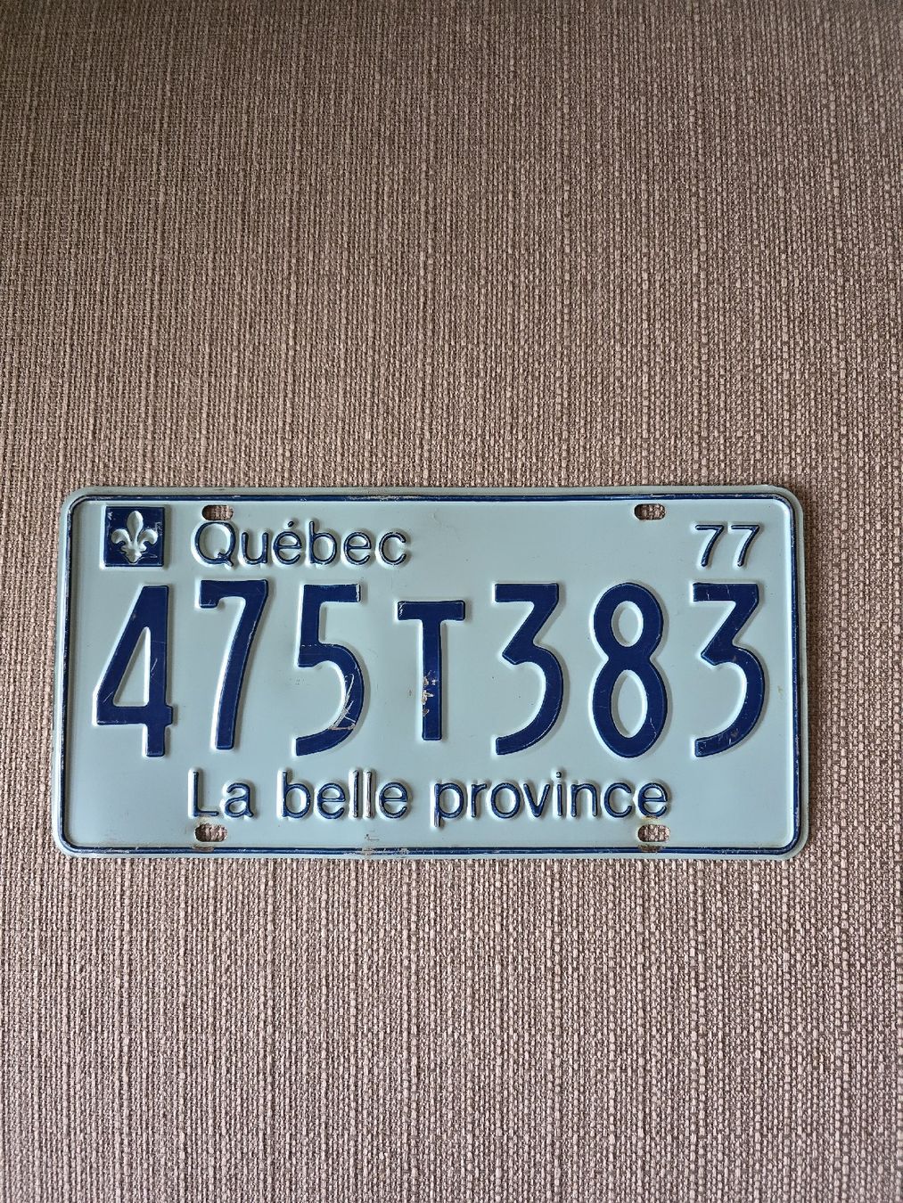 Insegne: Vintage plaque Québec – Usato da Vex venduto da Fournier1981