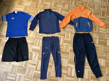 Sport-Kleiderpaket 6 teilig - Grösse 128