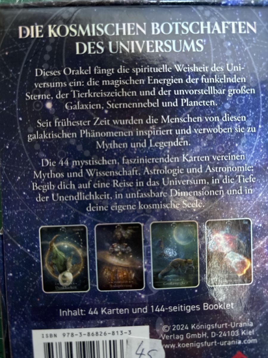Cartoline: Kartenset Orakel des Universums – Nuovo (secondo la descrizione) da Erschmatt venduto da Gragetsch 1