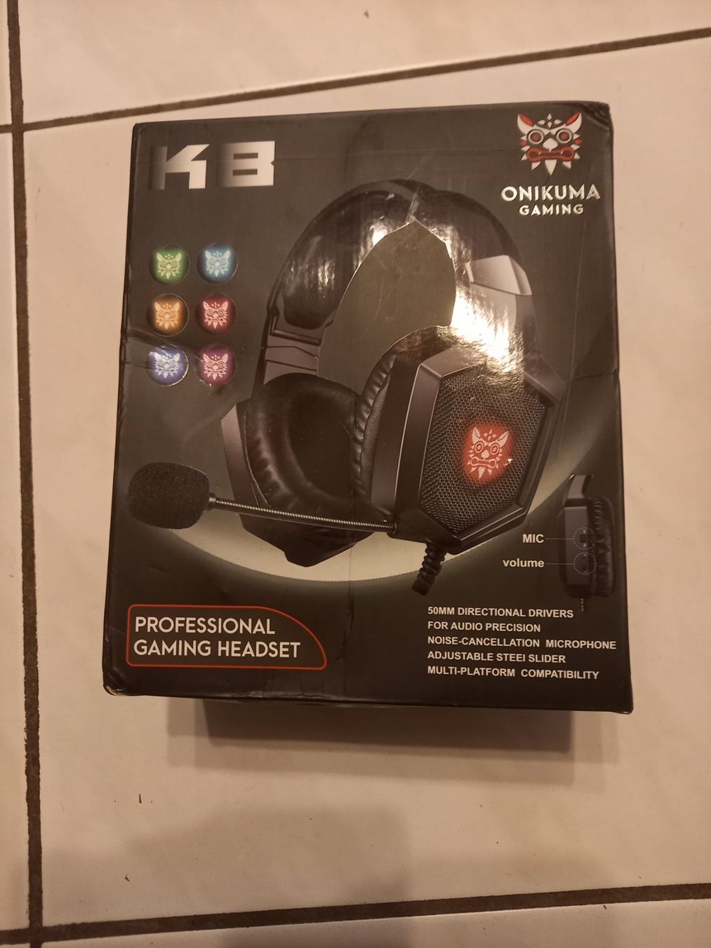 Cuffie: k8 cuffie con microfono professionel gaming headset – Nuovo e nell'imballaggio originale da Wohlen AG venduto da poliziotto008