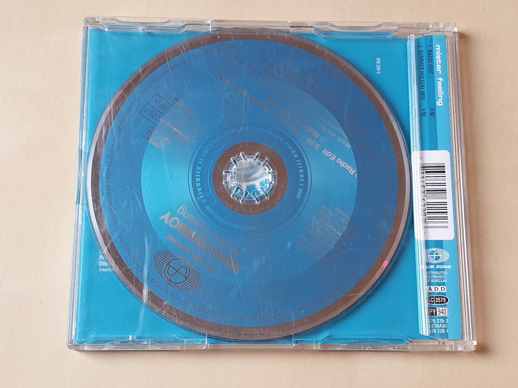 CDs: Masterboy Mister Feeling – Gebraucht aus Stansstad von collectorsshop 1