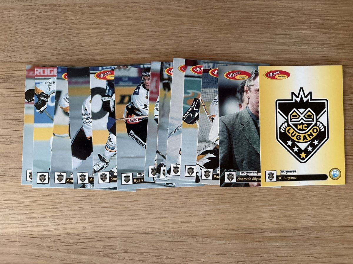 Carte collezionabili: HC Lugano Sammelkarten 2001/2002 NLA – Usato da Pfäffikon ZH venduto da Hogersepp87