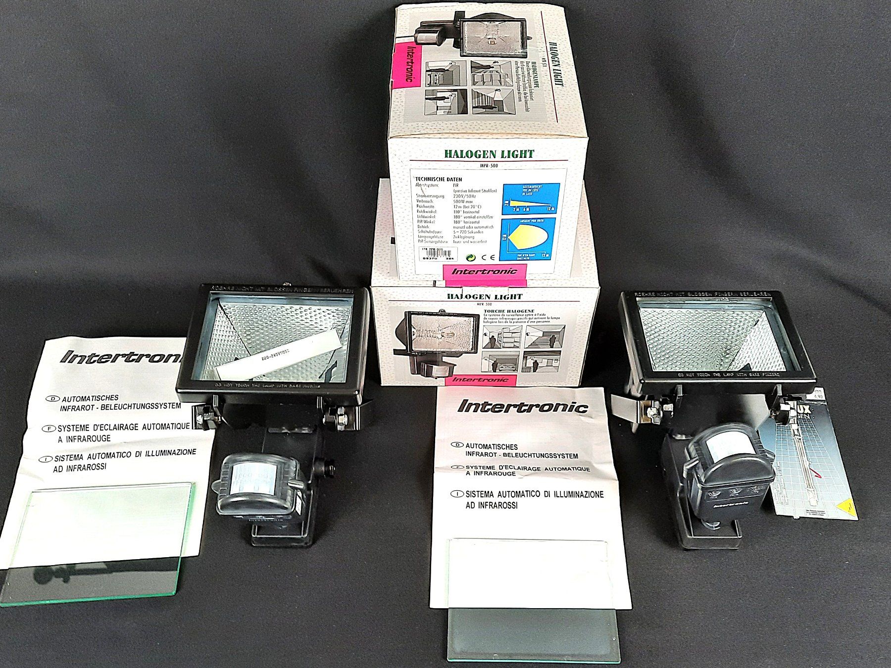 Lampade: 2er-Set Intertronic Halogen-Strahler 500W – Usato da Beinwil am See venduto da Restwert_Beinwil 3
