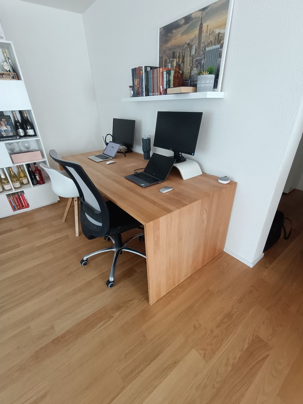 Scrivanie: Wooden home office desk, double workstation – Nuovo (secondo la descrizione) da Zürich venduto da mat_l2x2 1