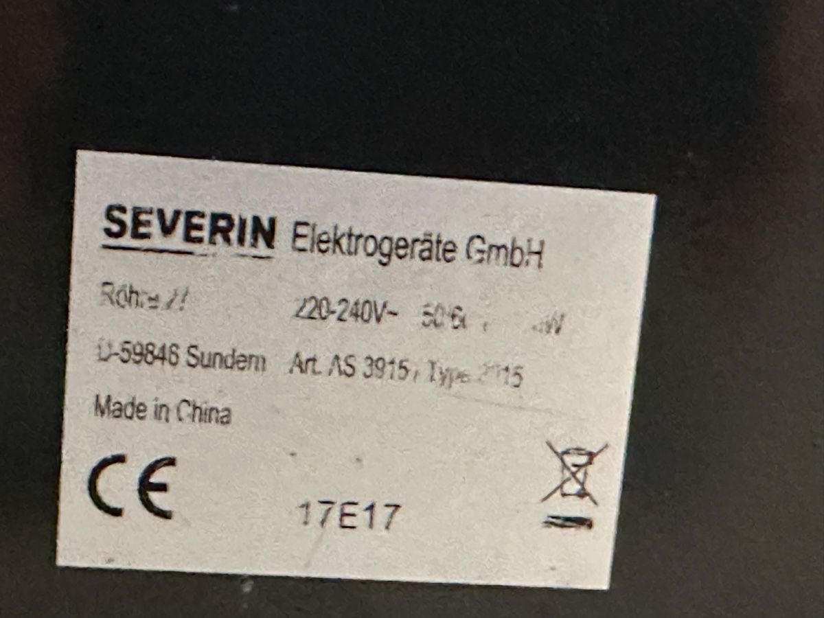 Elettrodomestici da cucina: Aufschnittmaschine Severin inkl.Neu Messer – Usato da Schöftland venduto da lazer04 5