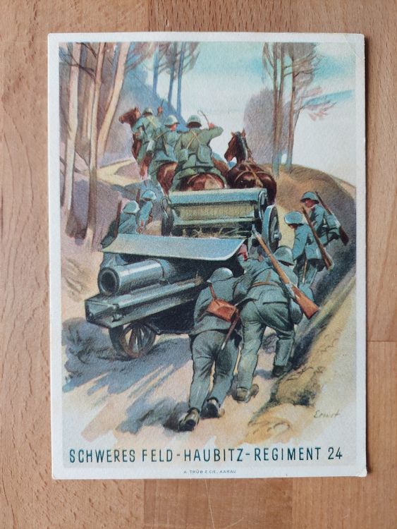 AK Schweres Feld-Haubitz-Regiment 24 (Gebraucht) in Obfelden für CHF 8 ...
