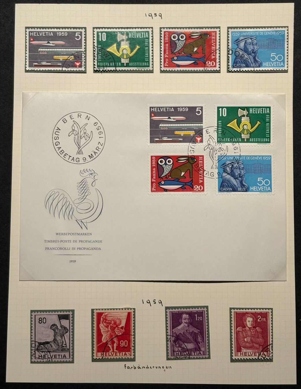 Tutti i francobolli: LOT SCHWEIZER BRIEFMARKEN – Usato da Ostermundigen venduto da Heavenmaus75