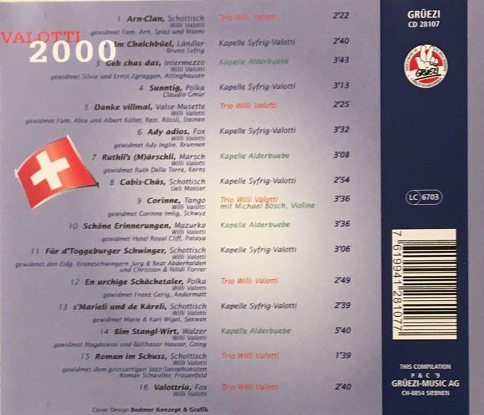 CD: Valotti 2000 – Usato da Grüningen venduto da azulmarron 1
