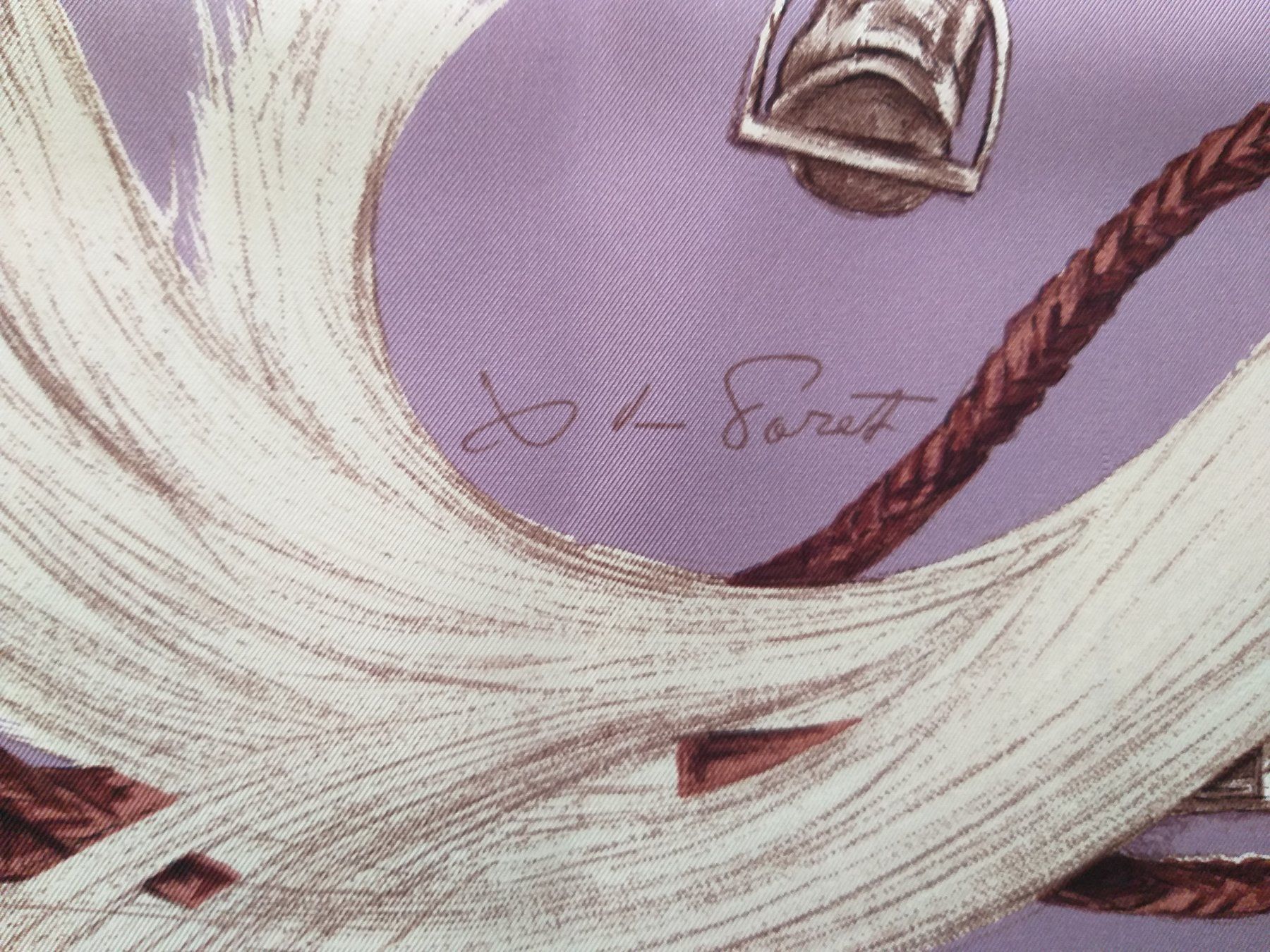 Hermès Foulard & Sciarpe: HERMES "A PROPOS DE BOTTES" CARRE 90 CM – Usato da Cossonay-Ville venduto da Les_1001_perles 3