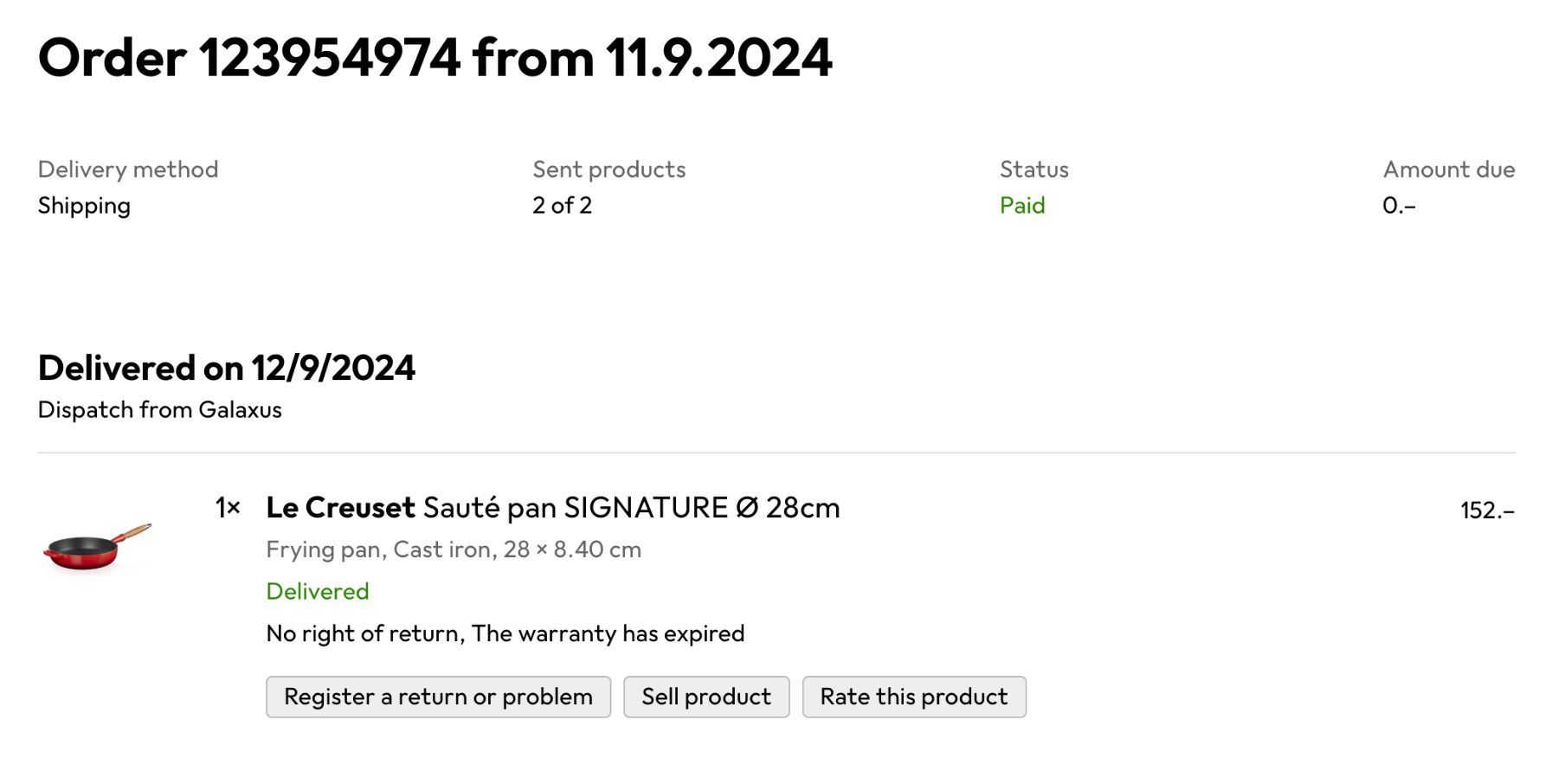 Le Creuset Padelle: Le Creuset Frying Pan 28cm – Usato da Biel/Bienne venduto da tjm_swr2 5