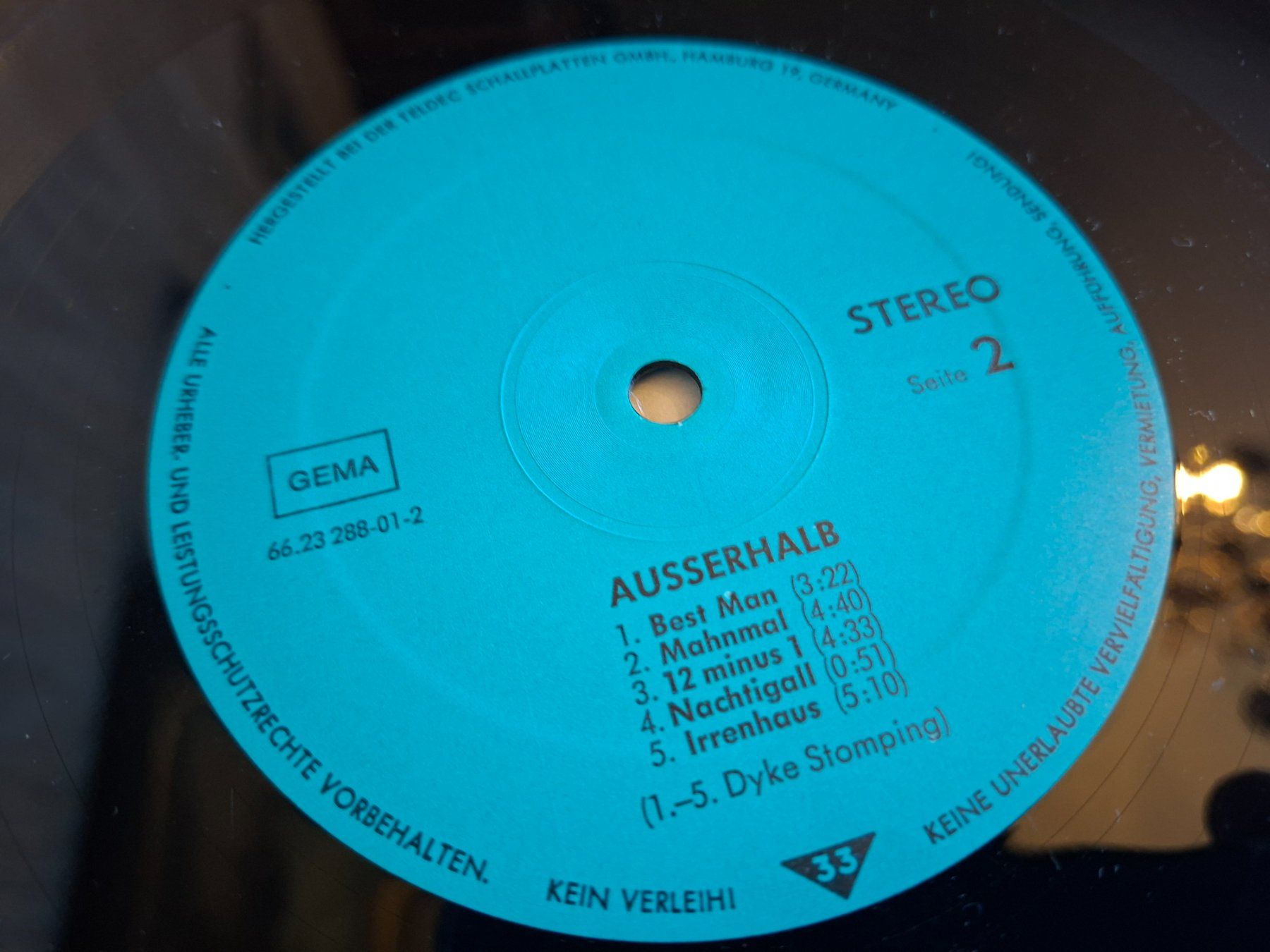 Dischi in vinile: Rare Experimental Rock LP - Ausserhalb - Rock Experimentell – Usato da Bernex venduto da Wannabehasbeen01 5