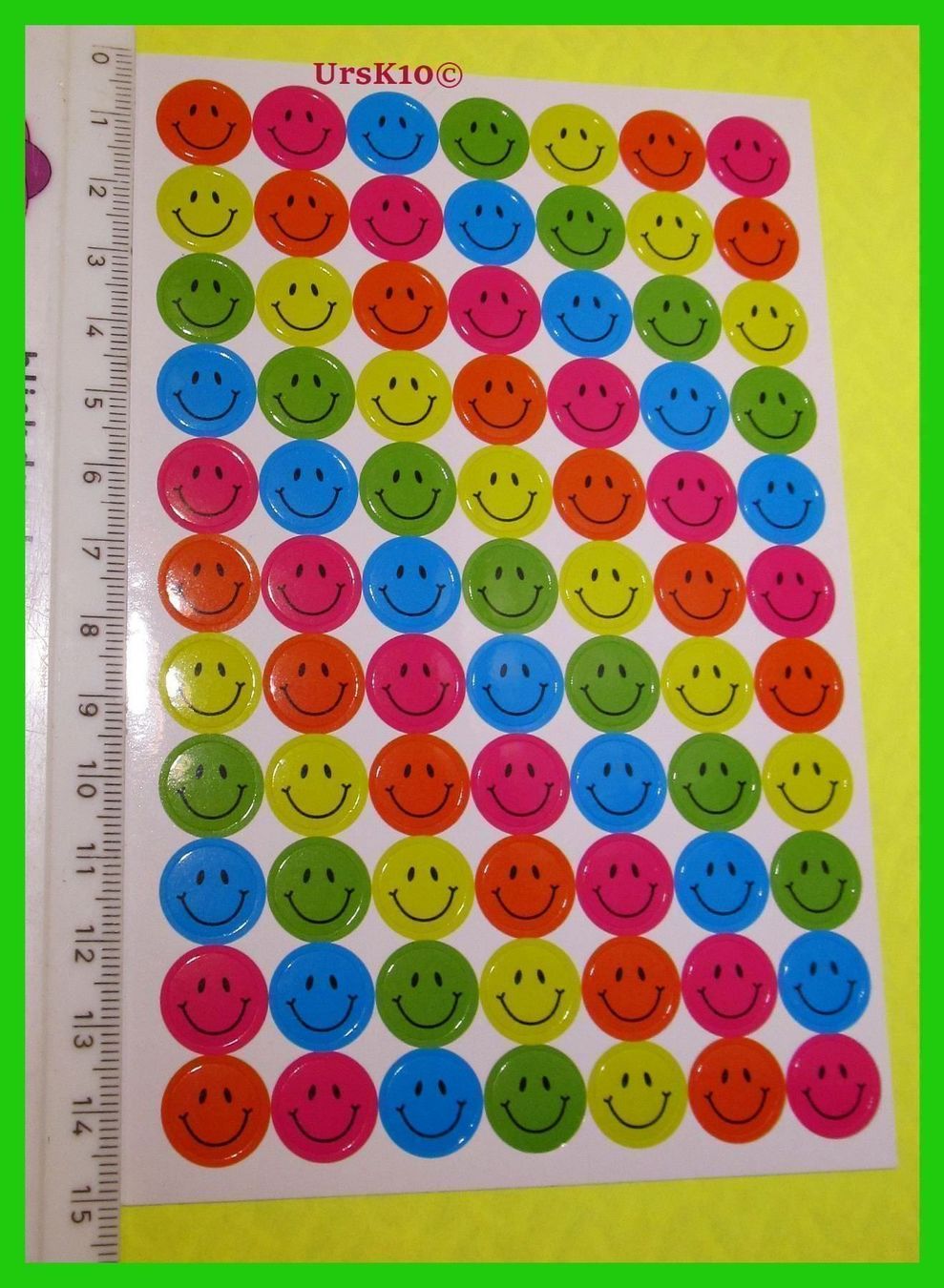 NEUE Smiley 4 Blatt à 77 Sticker 308 Stück Emoji (Neu und ...