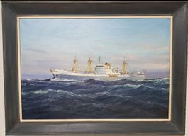 Gemälde Ölbild "Eduard Edler" Lavaux