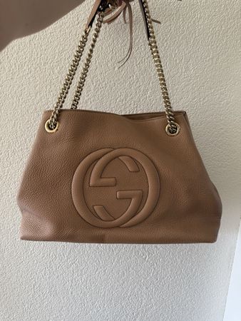 Gucci Soho Tasche in beige
