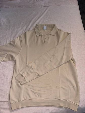 Langarmshirt mit Polokragen